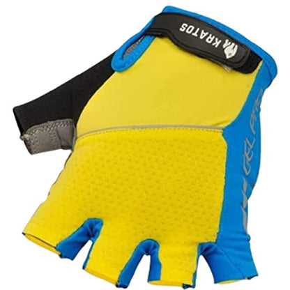 - Kratos Fingerless Cycling Gloves for Men and Women | Shock Absorbing Gel Padded Mountain Bike Gloves -