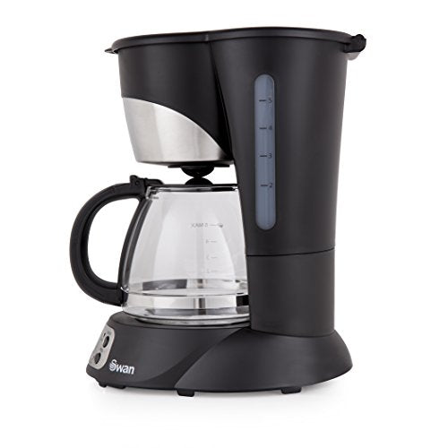 - Swan Programmable Coffee Maker | Keep Warm Function | LCD Timer | 750ml | 700W | Black -