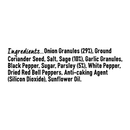 - Schwartz Sage & Onion Pork Seasoning 34 G | Jar | Pack of 6 | Full of Flavour | Expertly Blended with Onion, Sage & Parsley -