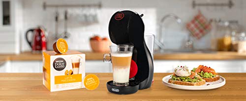 DeLonghi Nescafé Dolce Gusto Piccolo XS Pod Capsule Coffee Machine, Espresso, Cappuccino and more, EDG210.B, 0.8 liters, Black & Red