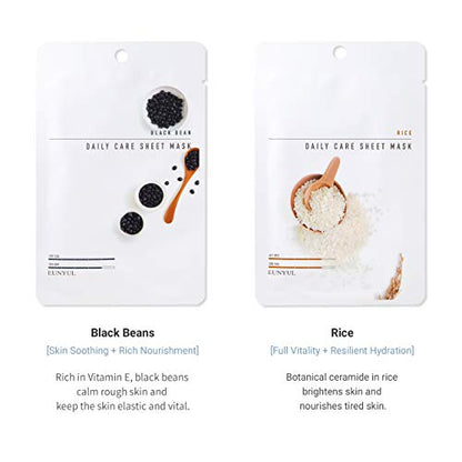 - [Pack of 12] EUNYUL Daily Care Face Sheet Mask Pack