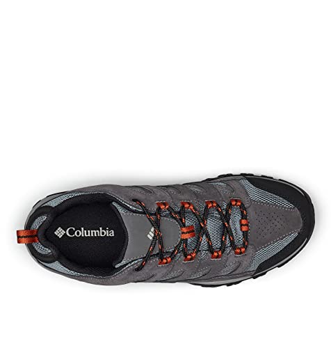 Columbia Men's Crestwood WP waterproof low rise hiking shoes, Grey (Graphite x Dark Adobe), 11 UK