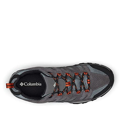 Columbia Men's Crestwood WP waterproof low rise hiking shoes, Grey (Graphite x Dark Adobe), 11 UK