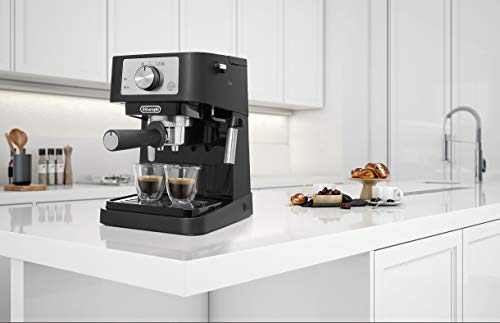 De'Longhi Stilosa EC260.BK, Traditional barista Pump Espresso Coffee Machine, Black