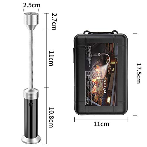 - MojiDecor BBQ Barbecue Grill Light | Magnetic 360 Degree Adjustable BBQ Light -