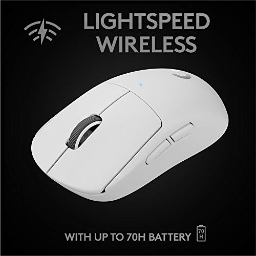 - Logitech G PRO X SUPERLIGHT Wireless Gaming Mouse | HERO 25K Sensor | Ultra-light with 63g | 5 Programmable Buttons -