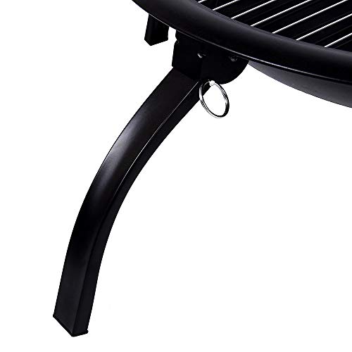 - Fire Vida Large Fire Pit | Steel Folding Outdoor Garden Patio Heater -