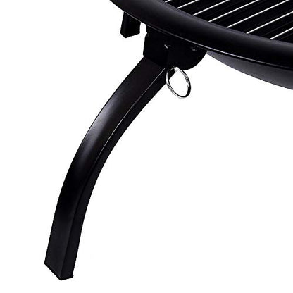 - Fire Vida Large Fire Pit | Steel Folding Outdoor Garden Patio Heater -