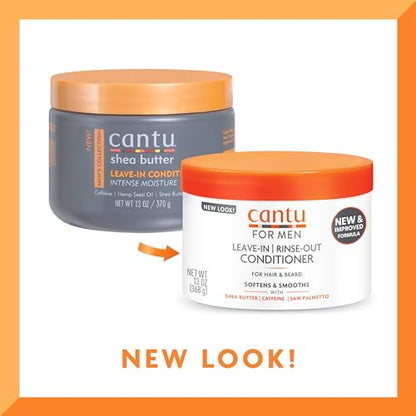 Cantu Shea Butter Men's Collection Leave in Conditioner 370ml