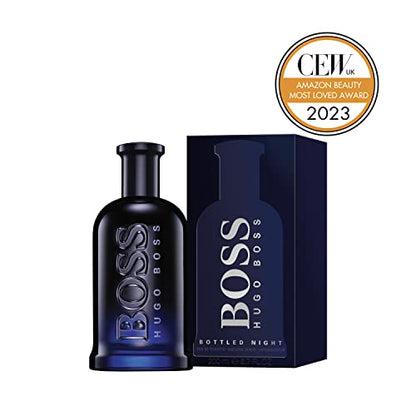 BOSS Bottled Night - Eau de Toilette for Him - Woody Fragrance With Notes Of Birch Leaf, Cardamom, Louro Amarelo Wood - Medium Longevity - 200ml