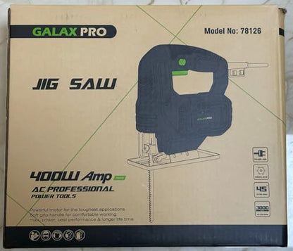 - GALAX PRO 400W Variable Speed Jigsaw | 3000 SPM,±45° Bevel Cutting | Lock-on Button -