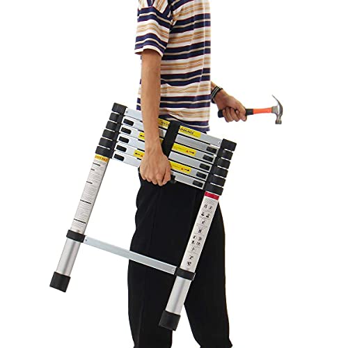 - Multibao 8.5Ft 2.6M Telescopic Ladders | Telescoping Extendable Aluminium Folding -