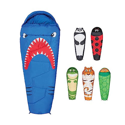 - Highlander Kids Sleeping Bag Mummy Style | Themed Carry Backpack -