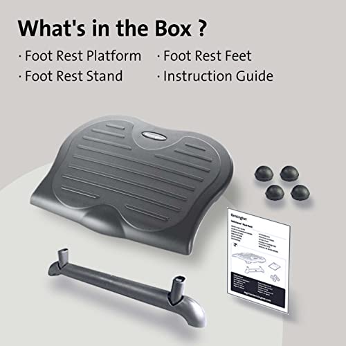 - Kensington Adjustable Ergonomic Foot Rest | SoleSaver Under Desk Foot Rest -