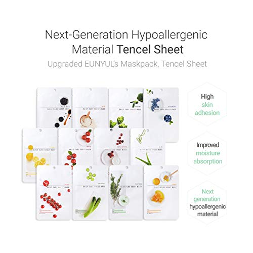 - [Pack of 12] EUNYUL Daily Care Face Sheet Mask Pack