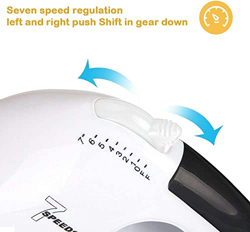 - Hand Mixer | Electric Cake Whisk Food Mixer for Baking Self-Control/Turbo Boost | 4 Stainless Steel Accessory Food Beater -