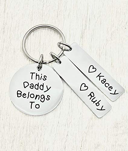 - Gift for Daddy | Personalised Fathers Day Keyring -