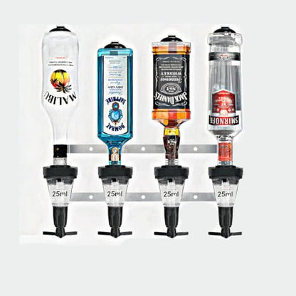 - Professional 2/4/6 Bottle Optics for Home Bar UK Made  | Bar Butler Shot Measure Bracket -