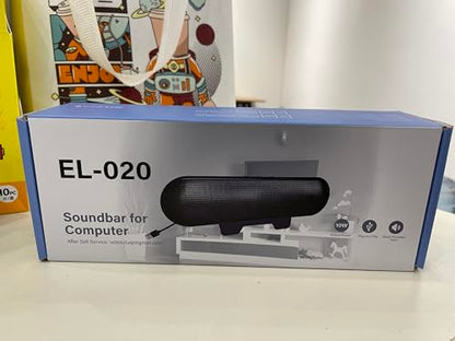 - ZETIY USB Speaker Sound Bar, Monitor Speaker for PC, USB Portable Computer Speaker