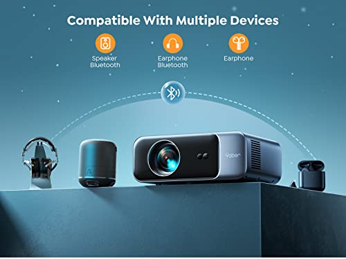 - Auto Focus & Keystone Projector 4K, 26000 Lumens FHD 1080P Portable Projector