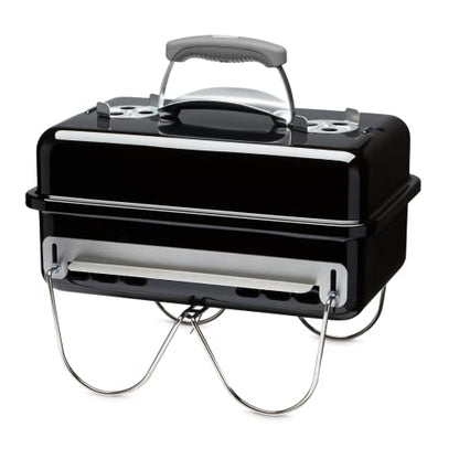 - Weber Go-Anywhere Barbeque Grill | Portable Grill | Table Top Camping Barbeque with Lid |