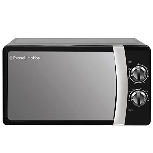 - Russell Hobbs | 17 Litre | 700 W | Black Solo Manual Microwave | 5 Power Levels -