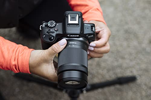 Canon RF-S 55-210mm F5-7.1 IS STM Lens - Telephoto Zoom Lens | 4.5-stop Optical Image Stabilizer | Travel, Sports Photography and Vlogging | Canon EOS R APS-C Camera Compatible