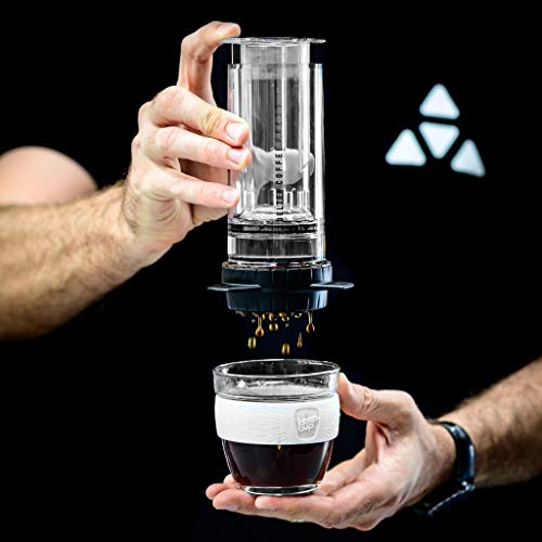 Delter Coffee Press - Coffee Maker 400ml (Transparent/Clear) Filter Espresso Coffee Maker
