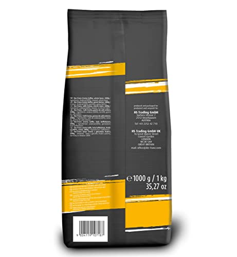 Der-Franz Crema Coffee, whole bean, 4 x 1000 g