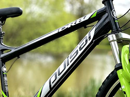 Dallingridge Pulsar Hardtail Mountain Bike, 26" Wheel - Black/Green
