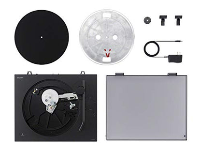 - Sony PS-LX310BT Bluetooth Turntable with built-in Phono Pre-Amp | 2 speeds and 3 gain modes | Black -