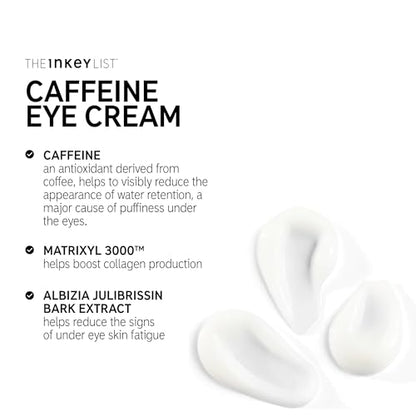 - The Inkey List Caffeine Eye Cream 15ml | Suitable For All Skin Types -