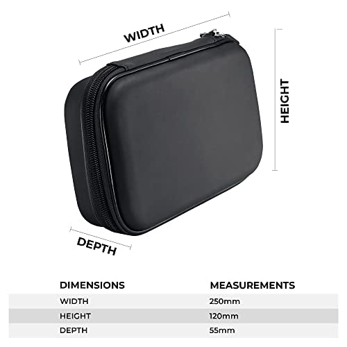Bullseye Darts EVA Dart Case | Designed for 2 Sets of Steel & Soft Tip Darts and Accessories (W459)