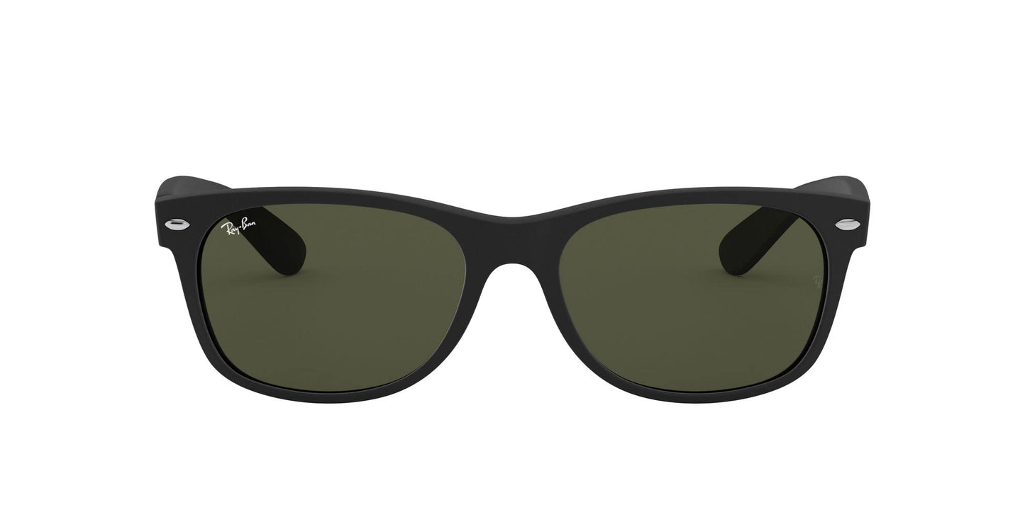 - Ray-Ban Unisex New Wayfarer Classic Sunglasses | Black | Green Classic G-15 Lens -