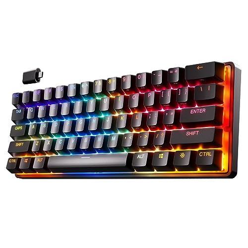 - SteelSeries Apex Pro | Mini Wireless HyperMagnetic Gaming Keyboard | World's Fastest Keyboard -