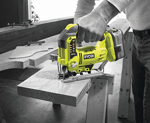 - Ryobi R18JS-0 ONE+ | Jigsaw with LED | 18 V (Body Only) -