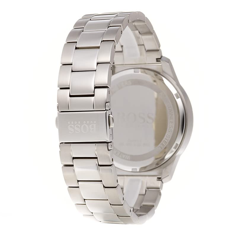 BOSS Chronograph Quartz Watch for Men with Silver Stainless Steel Bracelet - 1513527