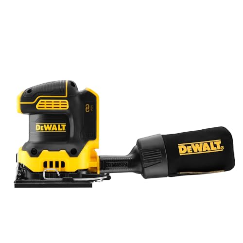 DEWALT DCW200N-XJ 18V XR Brushless 1/4 Sheet Palm Sander (Bare Unit)