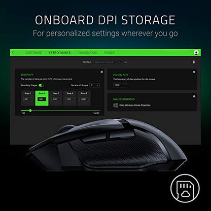 - Razer Basilisk X Hyperspeed | Wireless Gaming Mouse | Black -