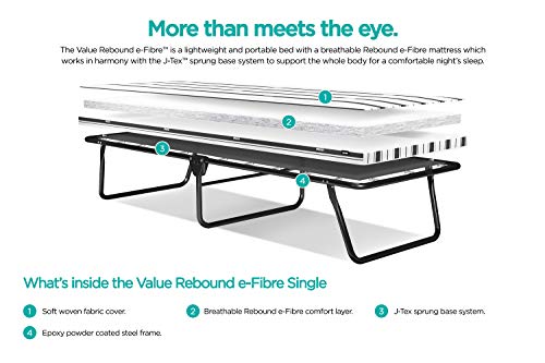- JAY-BE Value Folding Bed | Rebound e-Fibre® Mattress -