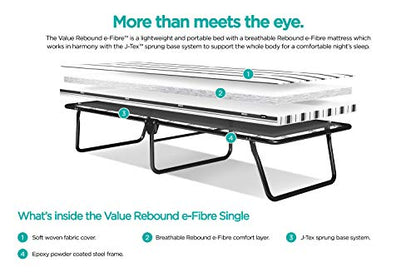 - JAY-BE Value Folding Bed | Rebound e-Fibre® Mattress -
