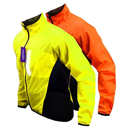 - TTG CYCLING JACKET | Hi Viz | WATERPROOF | WINDPROOF | BREATHABLE | HIGHLY VISIBLE -