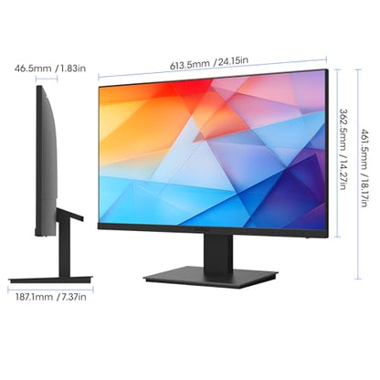 - KOORUI 27 Inch FHD Monitor | IPS Computer Monitors | 75Hz | 5ms | 16:9 Full HD (1920 x 1080) -