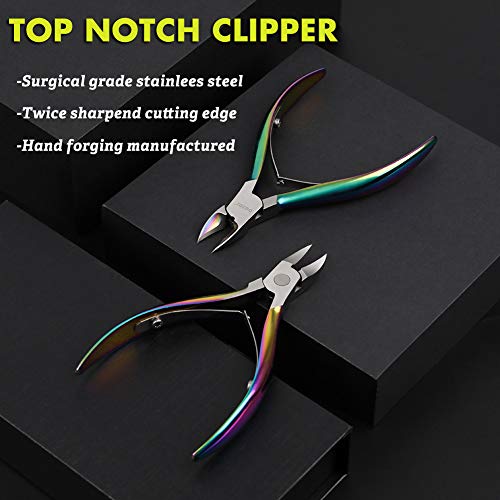 BEZOX Portable Nail Clipper - Toenail Clippers with Surgical Stainless Steel Suitable for Thick Fingernail Toenail