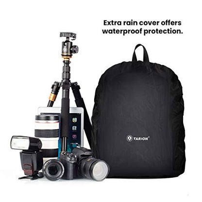 - TARION Camera Backpack | Photography Backpack with Large Capacity |Padded Insert, 15'' Laptop Compartment | Waterproof -