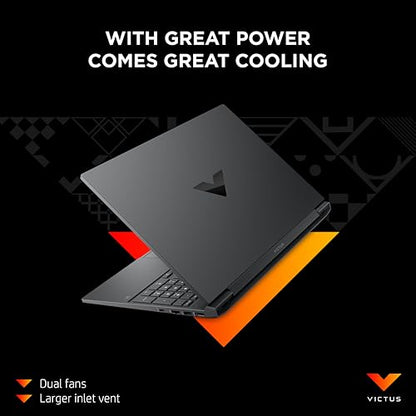 - HP Victus 15" Gaming Laptop, Intel Core i7-12650H | 16 GB RAM | 512 GB SSD | NVIDIA GeForce RTX 4050 Graphics | FHD Display | 144Hz -