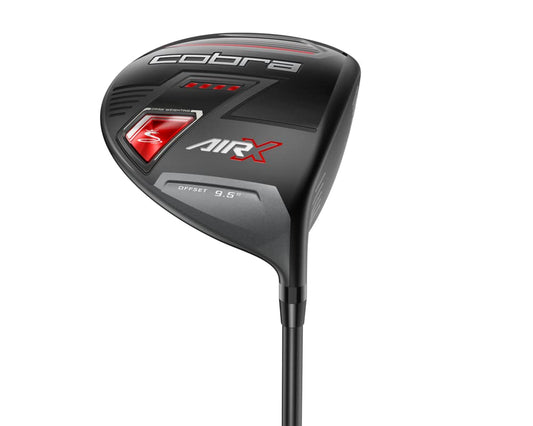 Cobra Golf 2022 Air X Driver Offset (Men's, Right Hand, Cobra Ultralite 50, Reg Flex, 9.5), Revolver Grey-Red
