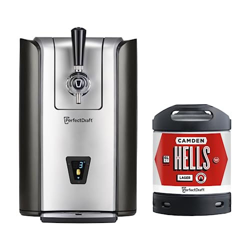 - PerfectDraft Pro Home Beer Cooler and Dispenser System and Camden Hells Keg -