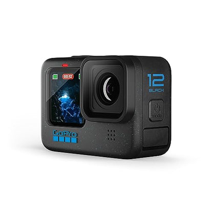 - GoPro HERO12 Black | Waterproof Action Camera | 5.3K60 Ultra HD Video -