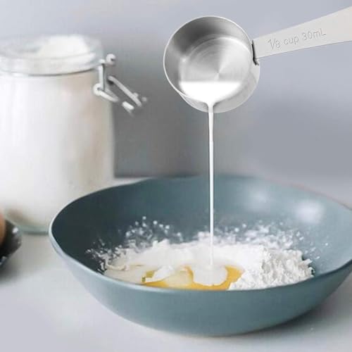- HAUSPROFI | 13 Piece Stainless Steel Measuring Cups and Spoons Set -
